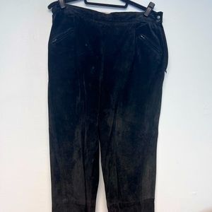 Genuine Black Suede Pant 14